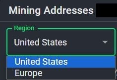 Stratum server locations